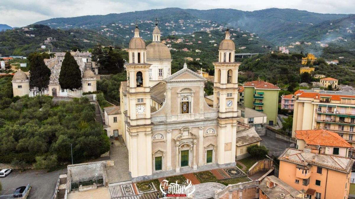 Super Vista Al Grattacielo Di Lavagna Daire Dış mekan fotoğraf